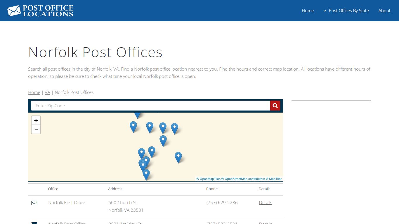 Norfolk Post Office | Post Offices in Norfolk VA
